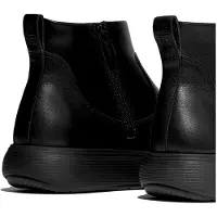 FitFlop Iq-comff Leather Stiefel Schwarz EU 38 Damen Schwarz EU 38