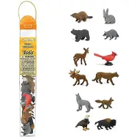 Safari spielset Nature Toob junior braun/grau/rot 12-teilig