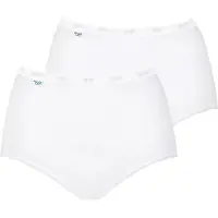 Sloggi Maxislip "Basic+" perfekter Sitz, Baumwollmix, elastisch, weiche Nähte