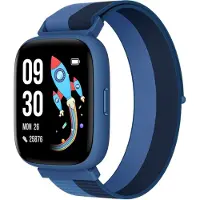 BIGGERFIVE 1,8" Smartwatch Uhr Schrittzähler, 24/7 Puls, IP68 Wasserdicht, Schlafmonitor, Wecker, 5 Puzzlespiele mit/ohne App, Fitness Tracker für Mädchen Jungen