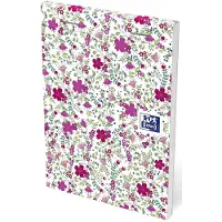 Oxford Notizbuch A6/80K Blumenlinie (10 Stück)