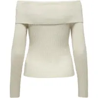 ONLY Strickpullover "ONLKATIA LIFE LS OFF SHOULDER KNT NOOS" Viskosemischung, regular fit