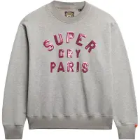 Superdry Embellished Varsity Loose Sweatshirt