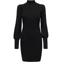 ONLY Strickkleid Katia 15232502 Schwarz Comfort Fit