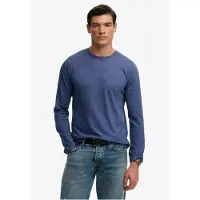 Superdry Classic Cotton Linen Langarm-t-shirt