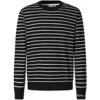 Pepe Jeans für Herren. PM7000010 Andre Stripe navy Pullover (S), Lässig, Baumwolle, Marine