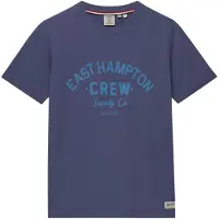 Superdry für Damen. W1011856A Beach Club T-shirt blau (M), Lässig, Baumwolle, Kurzarm, Marine
