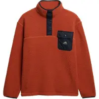 Superdry für Herren. M2014283A Fuji Popper orange Vlies (L), Lässig, Recyceltes Polyester, Nachhaltig