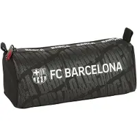 FC Barcelona F. C. Barcelona Federmäppchen mit Reißverschluss und Fach, für Kinder, ideal für Kinder im Schulalter, bequem und vielseitig, Qualität und Widerstands