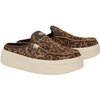 HeyDude Slipper Damen Austin Lift Classic Brown Leopard-Schuhgröße 37