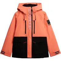 Superdry für Damen. WS110181A Ultimative Freestyle-Skijacke korallenrot (M), Lässig, Sportlich, Polyester, Schnee