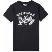 O'Neill T-Shirt Hybrid Teamwork Kinder Black Out-Größe 128