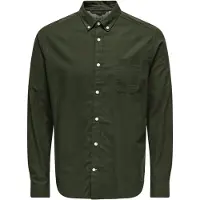 Only & Sons Langarmhemd "ONSROAD LIFE REG MELANGE LS SHIRT NOOS"