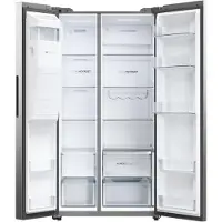 Haier Side by Side Edelstahl 601 L SBS SERIES 5 XXL Ice Maker HSW59F18EIMM
