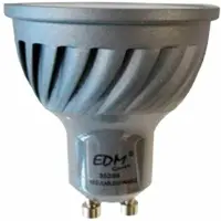 EDM Dicroica Gu10 6w 480 Lumen 3200k Led-lampe Grau Grau One Size
