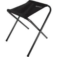 Regatta Campingstuhl Marcos Stool Schwarz Seal Grau