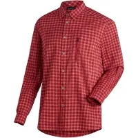 Maier Sports Mats Long Sleeve red check (M20404) 56