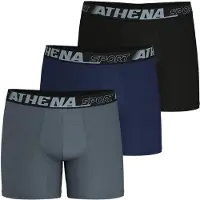 Athena Boxer AIR FIT LONG Pack de 3 herren