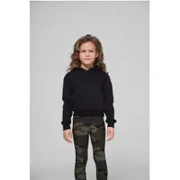 Build Your Brand Girls Cropped Sweat Hoody