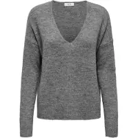 JDY V-Ausschnitt-Pullover "JDYELANORA L/S V-NECK PULLO. KNT NOOS" mit leicht überschnittenen Schultern