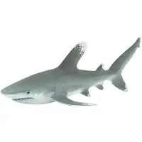 Safari Ltd Oceanic Whitetip Shark Figur Grau From 3 Years Grau From 3 Years