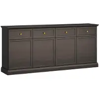 GM Buffet Toja mit 4 Schubladen und 4 Türen, Anthrazitfarbenes Holzoptik, 192.6cm