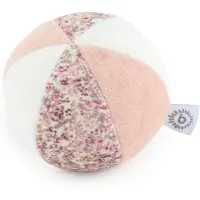 KG Bieco Bieco Softball mit Rassel, Ella | Ø 10 cm | Stoffball Baby mit Rassel | weicher Plüschball | kleiner Greifball Baby Spielzeug | Kleinkind Rasselball | Softball Fußball Plüsch Baby Ball Baby