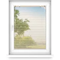 Fart Produkt time4blinds - Jalousien Fenster Innen ohne Bohren, Alu Jalousie Aluminium Rollos, Gold Glanz, Rechts, 900x1600