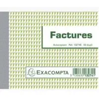 Exacompta Manifold "Factures", 105 x 135 mm, dupli