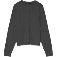 Vero Moda Strickjacke Marina 10331831 Grau Regular Fit