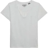 Superdry Studios Slub Embroidered Vee Kurzarm-t-shirt