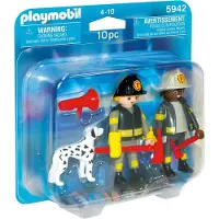 Playmobil 5942 Duo Pack Feuerwehrmännder mit Dalmatiner