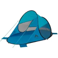 MCKINLEY Strandmuschel BORA UV50 901 BLUE LIGHT/BLUE PETR