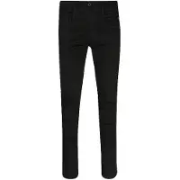 Replay Herren Schwarze Jeans Anbass Hyperflx 34L – Schwarz
