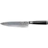 Chef Cuisine Damast Chefmesser mit Griff aus Pakkaholz
