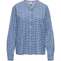 ONLY Onlelvira Ls Print Dnm Shirt Gua