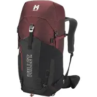 Millet - Vielseitiger Trekking-Rucksack – Unisex – Ubic 40 - Ubic 40 Black/Dark Red - Bordeaux