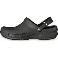 Crocs Medizinischer Clog Bistro Black-Schuhgröße 43 - 44