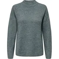 ONLY Strickpullover "ONLCAMILLA O-NECK L/S PULLOVER KNT" Materialmix, regular fit