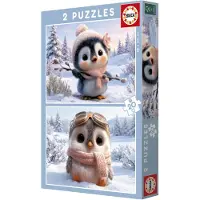 Educa Puzzle Süße Pinguine 2x20 Teile