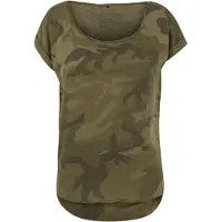 Build Your Brand Ladies Camo Tee
