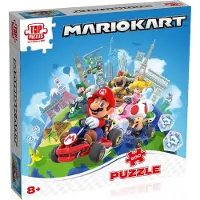 Winning Moves Puzzle – GEWINNZÜGE – Mario Kart um die Welt – 500 Teile – Ab 8 Jahren