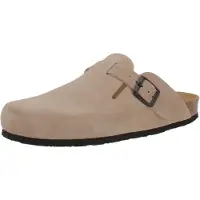 Plakton Damen Leder Pantoletten Blog Serie mit verstellbaren Riemchen und flachem Absatz