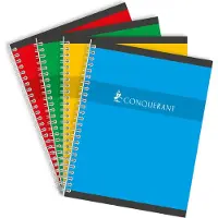 Conquerant SEPT Spiralbuch, 170 x 220 mm, kariert, 50 Blatt