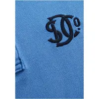 Superdry für Herren. M1110465A Polo Piqué Monogramm blau (S), Lässig, Baumwolle, Kurzarm