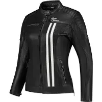 Rusty Stitches Alice Damen Motorrad Lederjacke