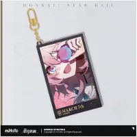 Mihoyo Honkai: Star Rail Countdown Departure Series Acryl Schlüsselanhänger March 7th Glitter 9 cm