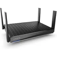 Linksys MR9600, Wi-Fi 6 (802.11ax), Dual-Band (2,4 GHz/5 GHz), Ethernet/LAN, Schwarz, Tabletop-Router