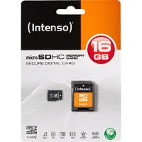 Intenso microSD Karte Class 4, 16 GB, MicroSDHC, Klasse 4, 20 MB/s, 5 MB/s, Staubresistent, Kratzresistent