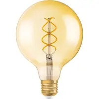 Osram LED Globe E27 4,5W 250lm 2000K gold dimm, 4,5 W, 25 W, E27, 250 lm, 15000 h, Warmes Komfortlicht